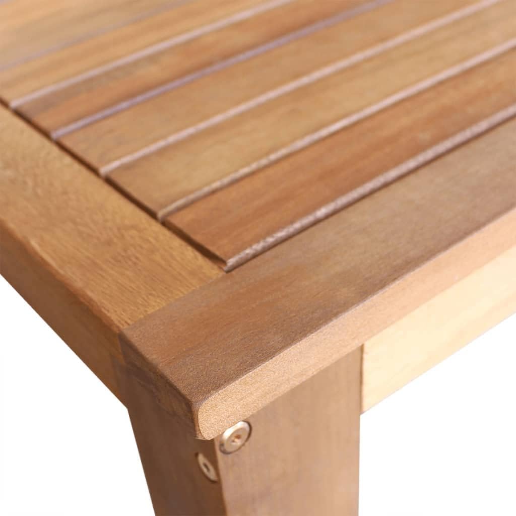 Acacia Wood Outdoor Dining Set Patio Table & Chairs Set