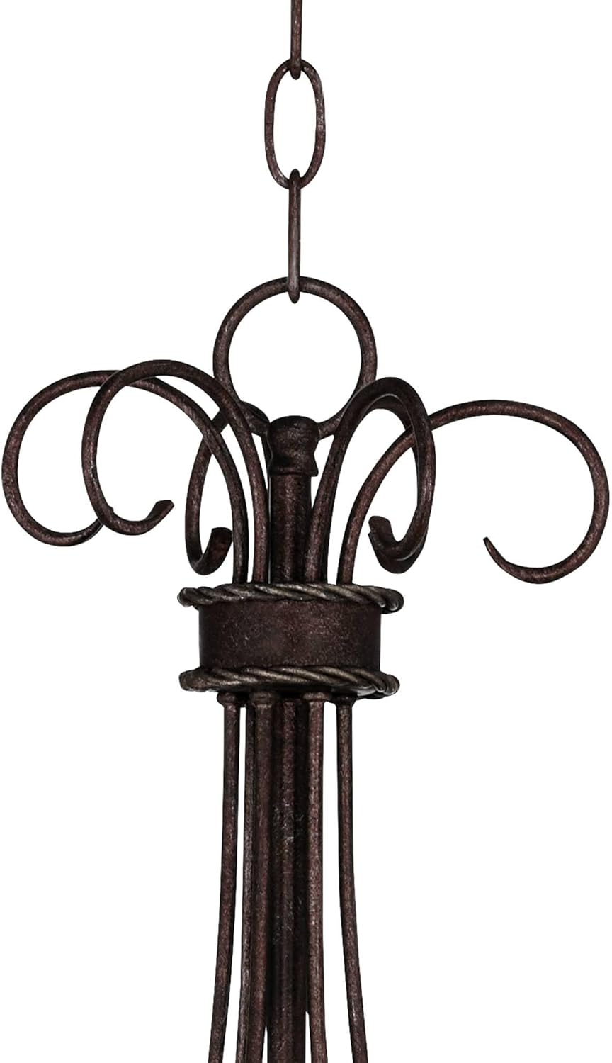 Vintage Iron Candelabra Chandelier Ceiling Light Fixture