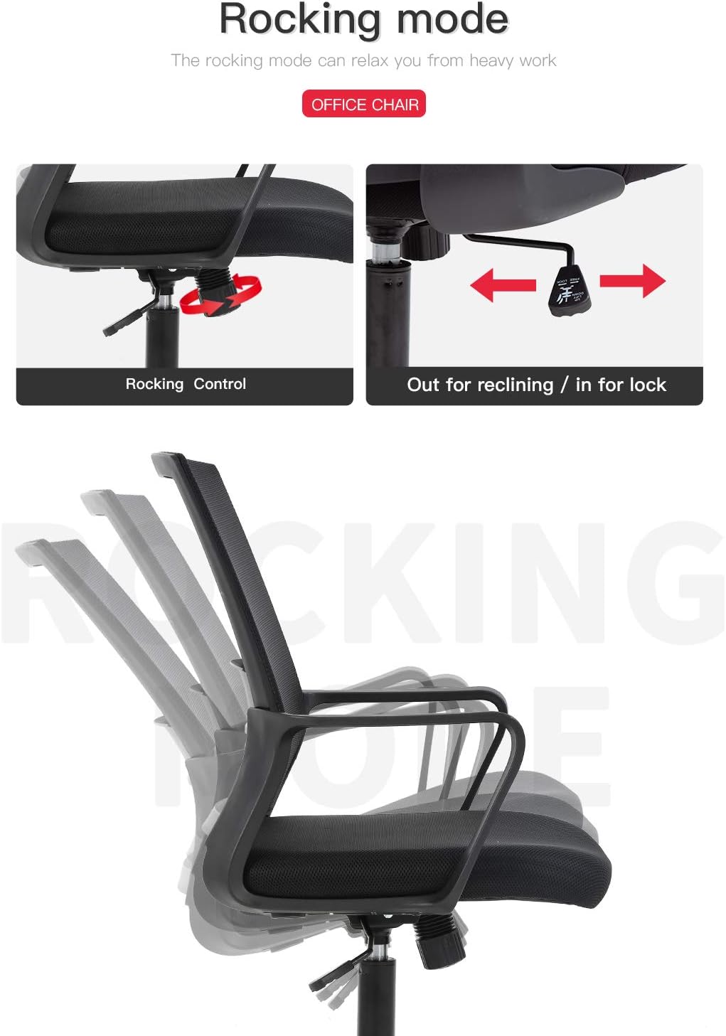 Ergonomic Office Chair Comfortable Home & Work Computer Chair