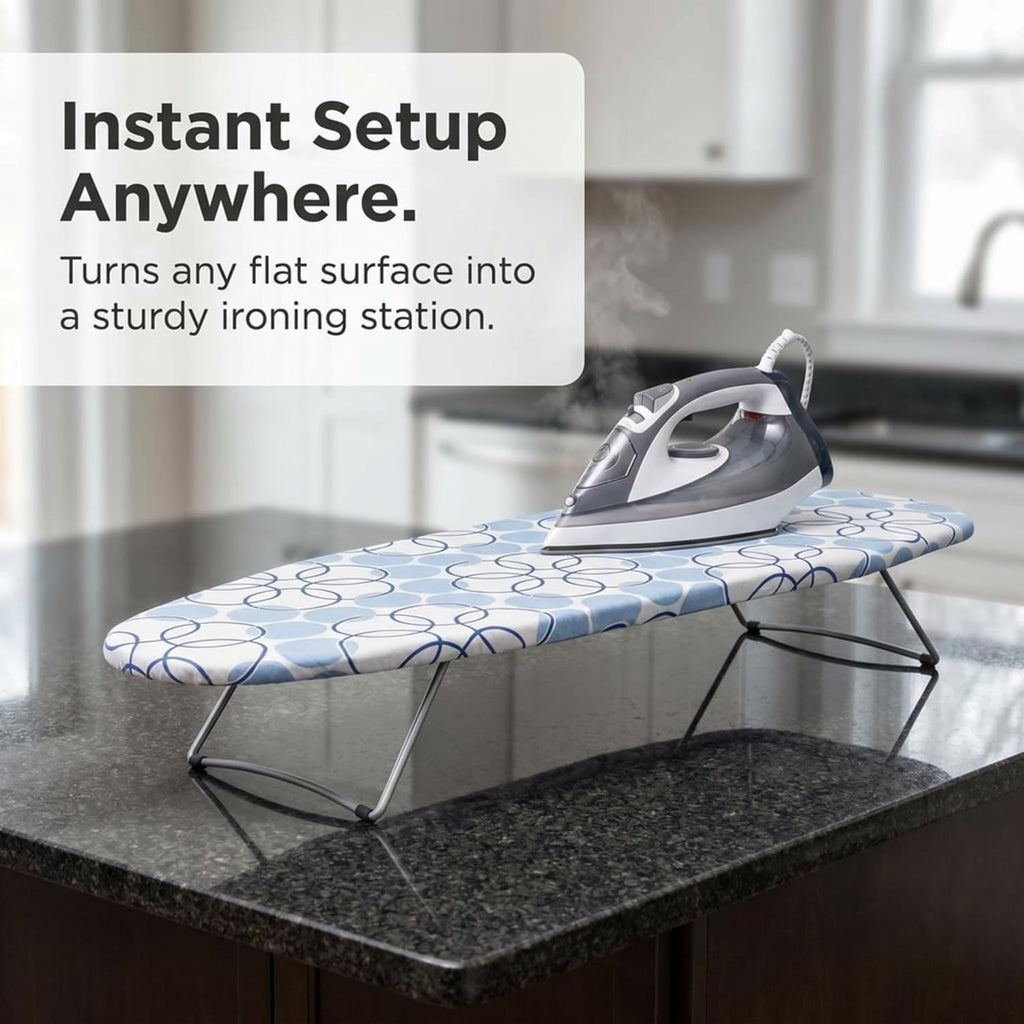 Compact Tabletop Ironing Board Space-Saving Home Essential