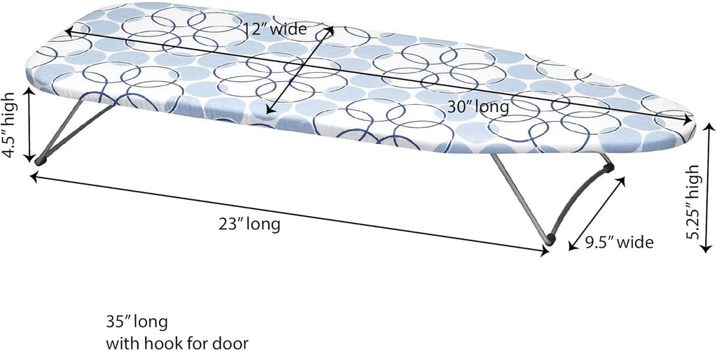 Compact Tabletop Ironing Board Space-Saving Home Essential
