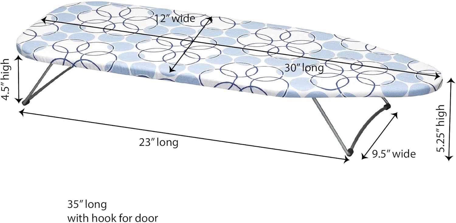 Compact Tabletop Ironing Board Space-Saving Home Essential