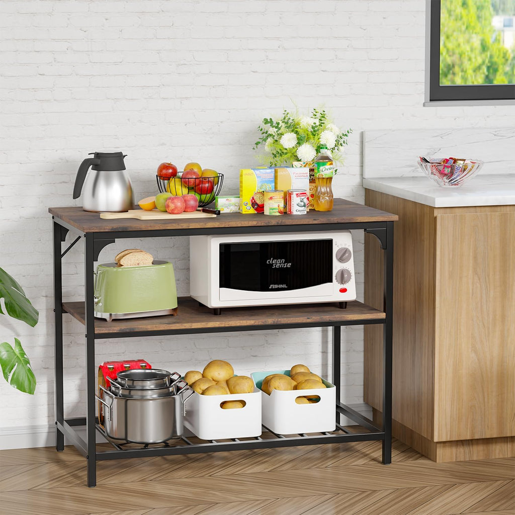 Portable Kitchen Island Cart Extra Counter & Storage Solution